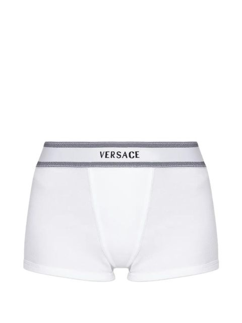 Versace logo-waistband briefs - White - zdjęcie produktu nr 1