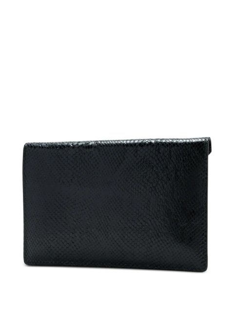 Vivienne Westwood Orb leather clutch bag - Black - zdjęcie produktu nr 2