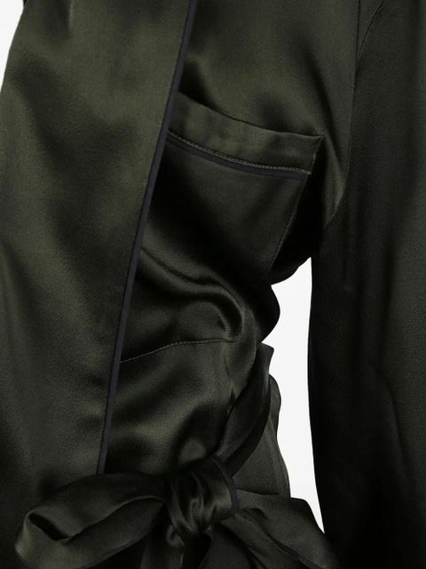 Victoria Beckham pocket tie dress - Black