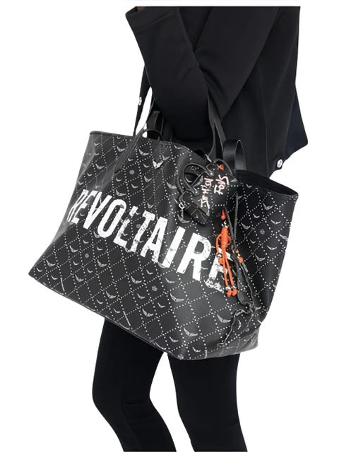 Zadig&Voltaire large patterned tote bag - Black