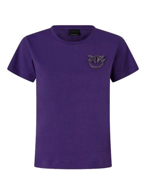 PINKO embellished short-sleeve T-shirt - Purple - zdjęcie produktu nr 1