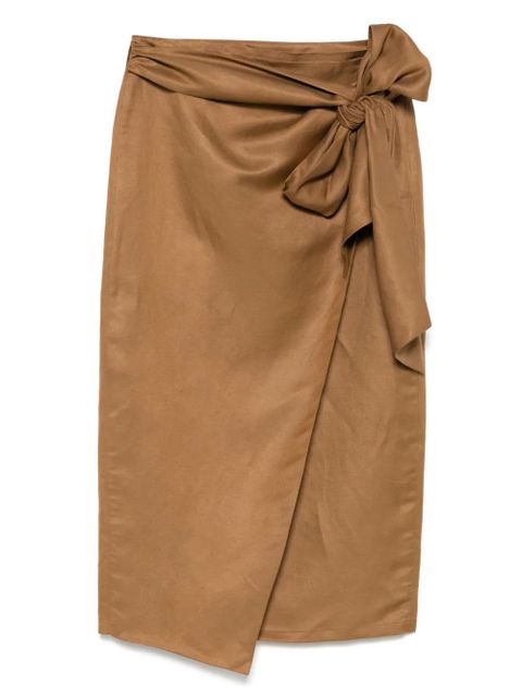 Max Mara Tequila midi skirt - Brown - zdjęcie produktu nr 1