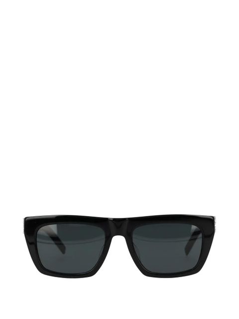 Saint Laurent Eyewear square frame sunglasses - Black - zdjęcie produktu nr 2