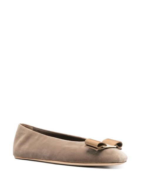 Ferragamo Vara Bow ballet flats - Neutrals