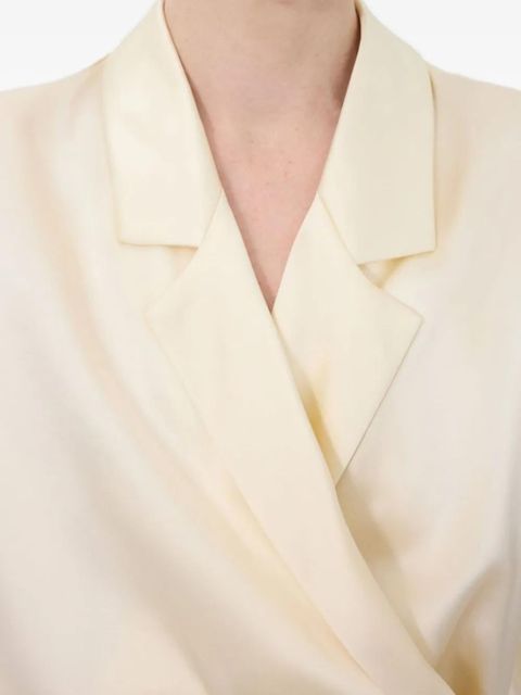 LouLou de Saison wrap blouse - White