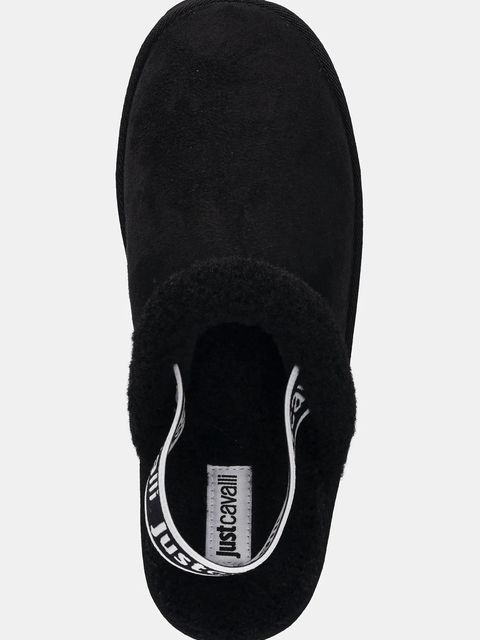 Just Cavalli kapcie kolor czarny 79RA3S36ZSD46899