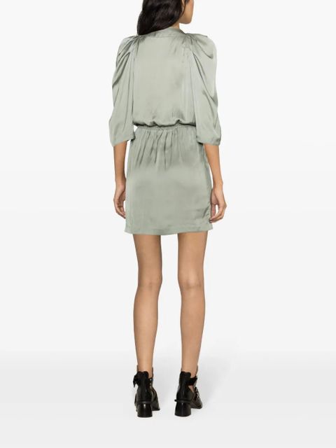Zadig&Voltaire Ruz satin minidress - Green