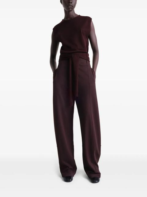 LEMAIRE drop-crotch pants - Brown - zdjęcie produktu nr 2