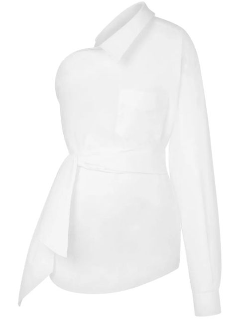 Moschino off-shoulder shirt - White - zdjęcie produktu nr 1