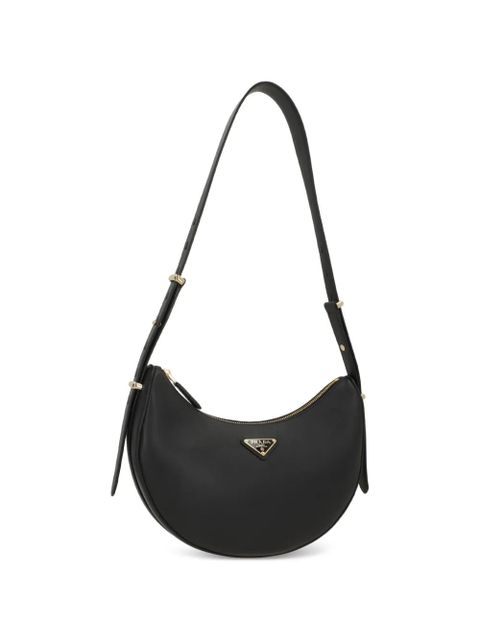 Prada Arqué leather shoulder bag - Black