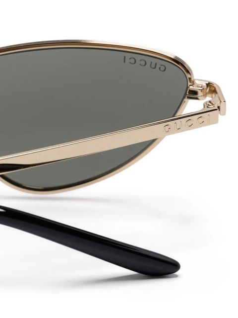 Gucci Eyewear cat-eye sunglasses - Gold