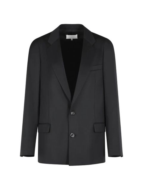 Maison Margiela single-breasted virgin wool blazer - Black - zdjęcie produktu nr 1