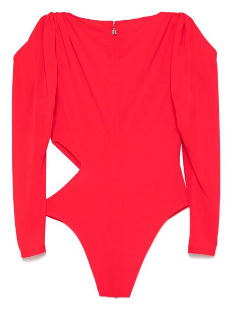 ROTATE BIRGER CHRISTENSEN knotted bodysuit - Red - zdjęcie produktu nr 2