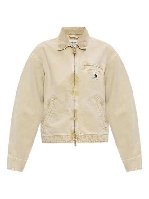 Carhartt WIP Emery organic-cotton zip-up denim jacket - Neutrals - zdjęcie produktu nr 1