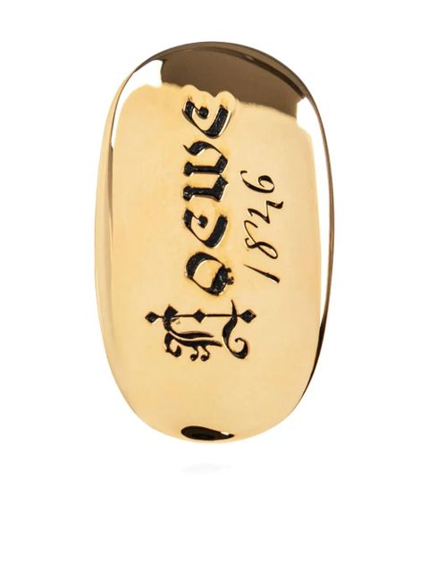 LOEWE logo-engraved ring - Gold