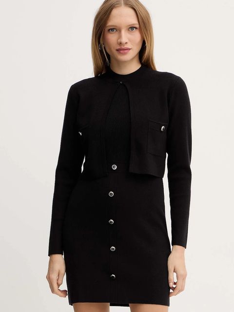 Morgan sukienka kolor czarny mini dopasowana RMCASSY - zdjęcie produktu nr 1