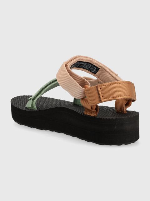 Teva sandały Midform Universal damskie kolor brązowy na platformie 1090969