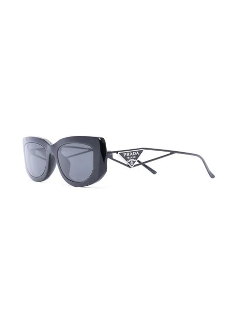 Prada Eyewear Symbole rectangle-frame sunglasses - Black - zdjęcie produktu nr 2