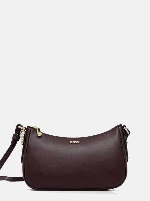 BOSS torebka skórzana kolor fioletowy 50547773 - zdjęcie produktu nr 1