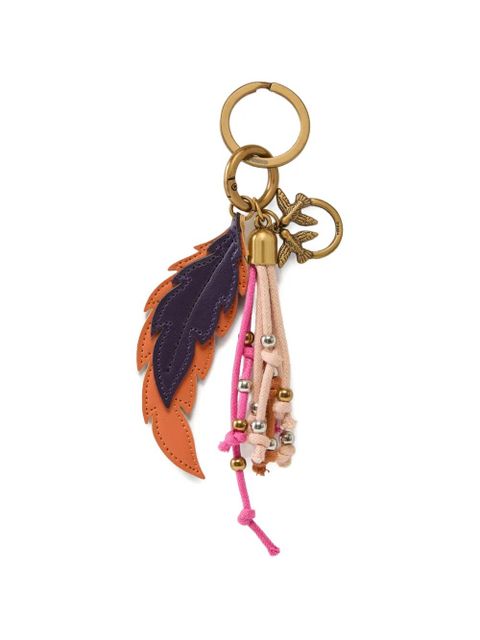 PINKO feather tassel keyring - Orange - zdjęcie produktu nr 1