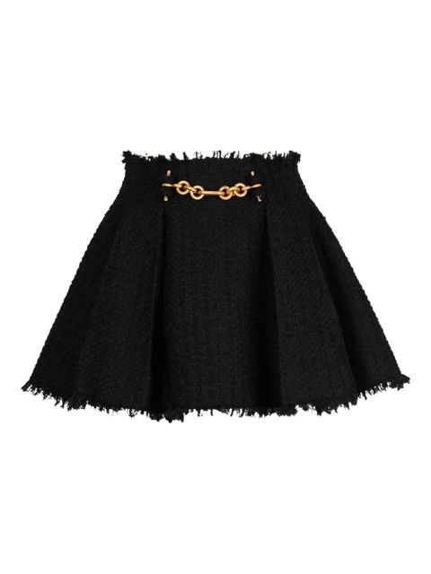 Balmain pleated mini skirt - Black - zdjęcie produktu nr 1