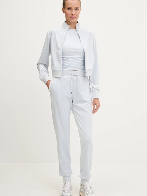 Guess spodnie dresowe welurowe COUTURE - zdjęcie produktu nr 1