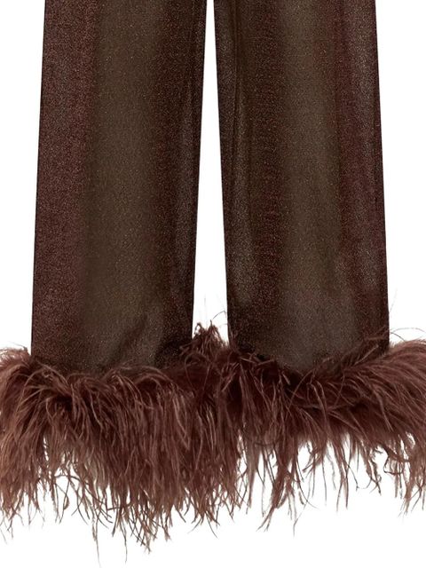 Oséree Lumière Plumage trousers - Brown - zdjęcie produktu nr 2