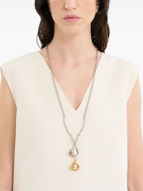 Marni pendant chain necklace - Silver