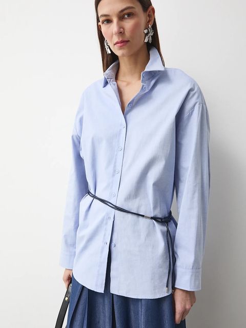 Medicine koszula oxford damska bawełniana - zdjęcie produktu nr 2