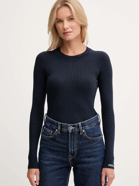 Pepe Jeans sweter damski kolor granatowy lekki PL7000025 - zdjęcie produktu nr 1