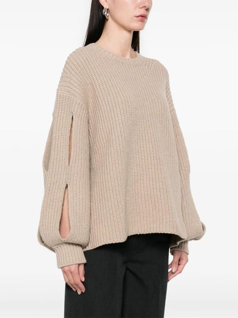 Nanushka cut out-detail sweater - Neutrals - zdjęcie produktu nr 2