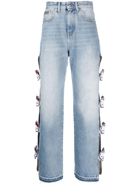 GCDS Hello Kitty cut-out jeans - Blue - zdjęcie produktu nr 1