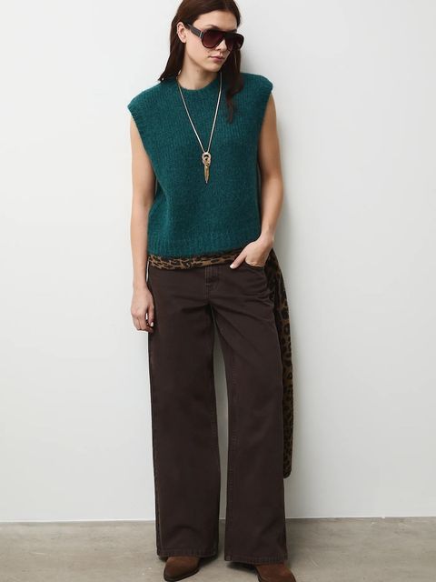 Medicine kamizelka damska kolor zielony ciepły - zdjęcie produktu nr 1