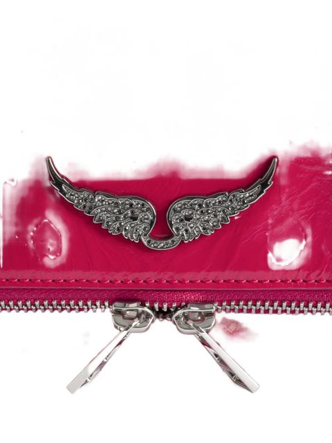 Zadig&Voltaire Rock Vintage leather crossbody bag - Pink