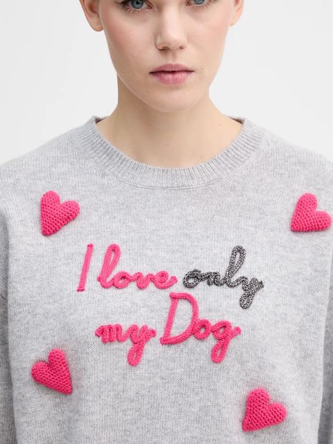 MC2 Saint Barth sweter z dodatkiem wełny damski kolor szary LOUI004