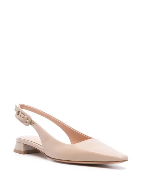 Gianvito Rossi 20mm Lindsay slingback pumps - Neutrals - zdjęcie produktu nr 2