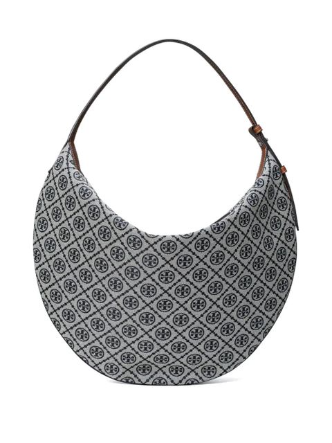 Tory Burch monogram-pattern bag - Black