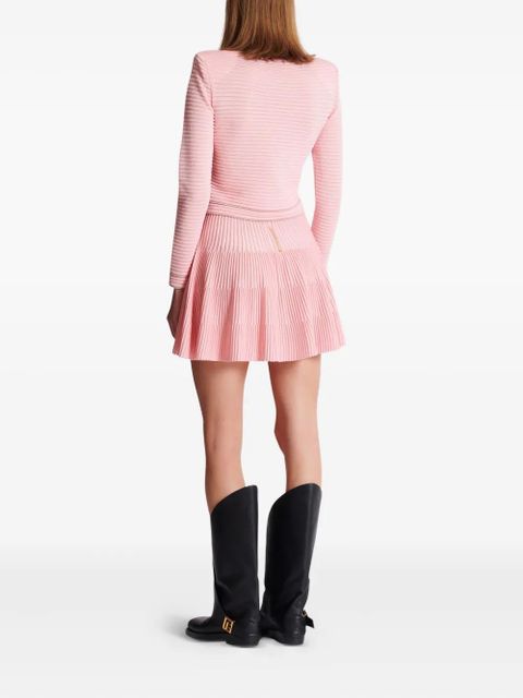 Balmain cropped cardigan - Pink