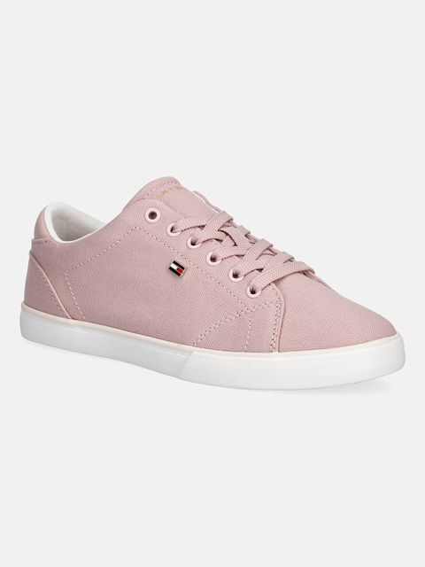 Tommy Hilfiger TH LOW PROFILE VULC CANVAS tenisówki damskie - zdjęcie produktu nr 2
