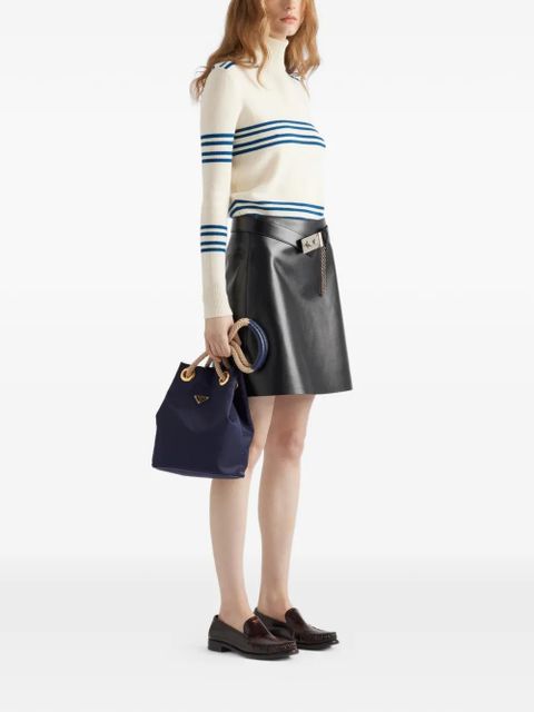 Prada small Mariner bucket bag - Blue - zdjęcie produktu nr 2
