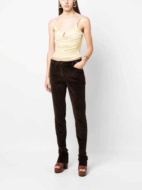 Dolce & Gabbana corduroy flared trousers - Brown