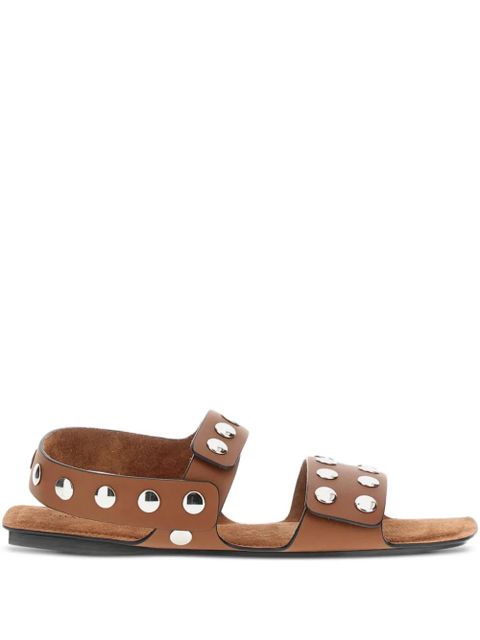 KHAITE Boden flat sandals - Brown - zdjęcie produktu nr 1