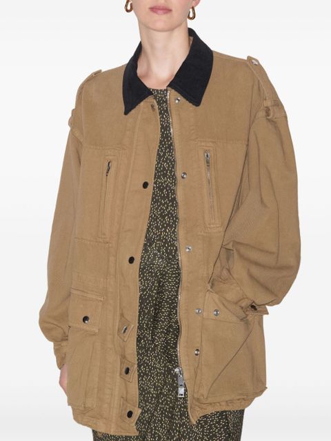 MARANT ÉTOILE Joanna denim jacket - Brown