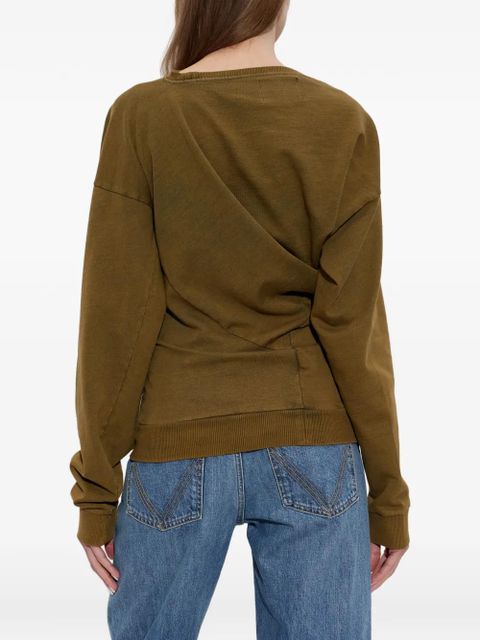 Vivienne Westwood Hebo orb-appliqué sweatshirt - Green