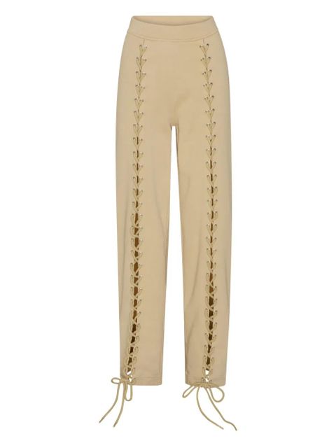 ROTATE BIRGER CHRISTENSEN lace-up track pants - Neutrals - zdjęcie produktu nr 1