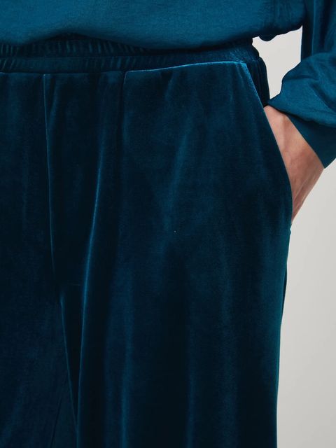 Medicine spodnie damskie kolor zielony szerokie medium waist - zdjęcie produktu nr 2