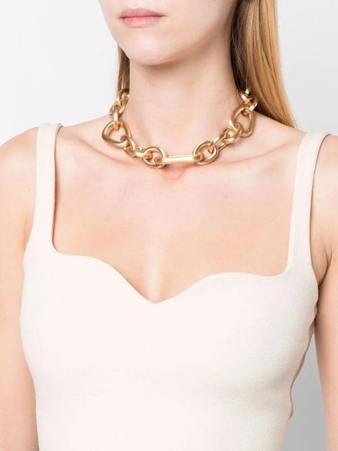 Cult Gaia Reyes curb chain necklace - Metallic - zdjęcie produktu nr 2