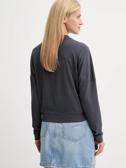 G-Star longsleeve bawełniany kolor szary D26611-D601