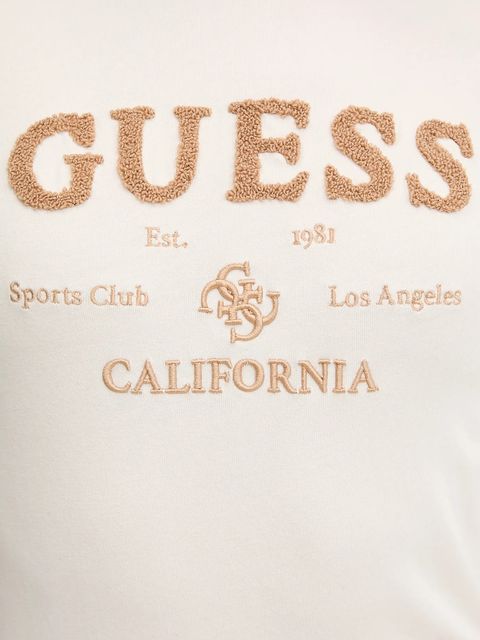 Guess t-shirt CELIA damski kolor beżowy V5BI02 KCBF1