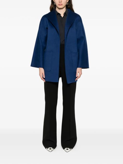 Max Mara hooded belted coat - Blue - zdjęcie produktu nr 2